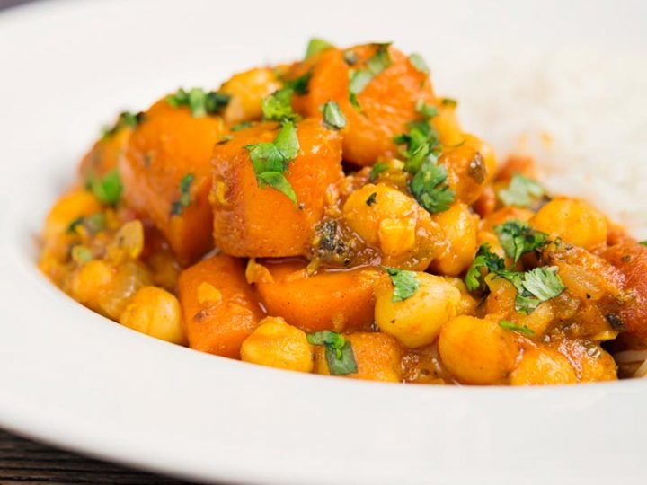 Chickpea and Sweet potatoes Curry